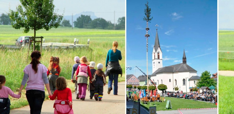 In Riedau (OÖ) stahlen Kindergartenkinder den Maibaum.