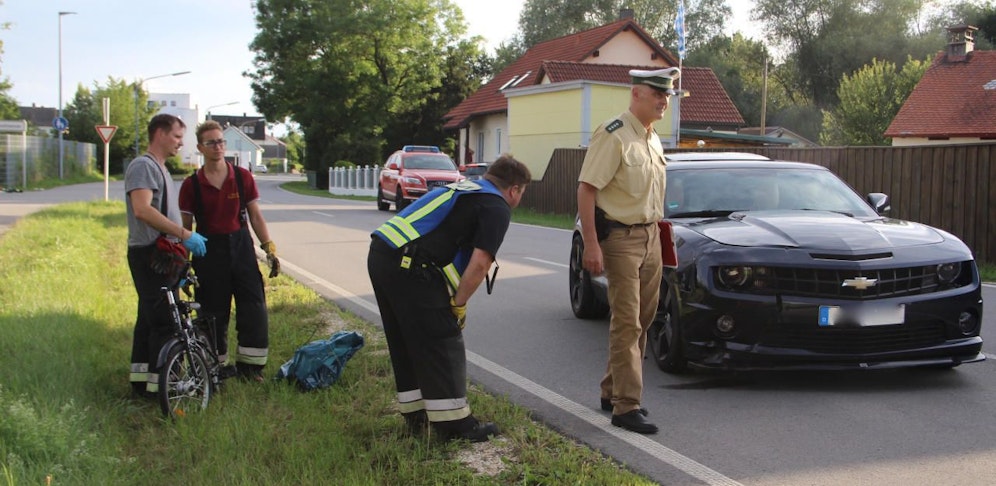 Der Bub hatte gegen den Chevrolet Camaro keine Chance (Quelle: NEWS5 Syndication UG).