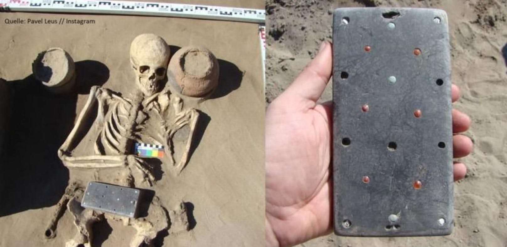 iPhone-ähnliches Artefakt in uraltem Grab gefunden