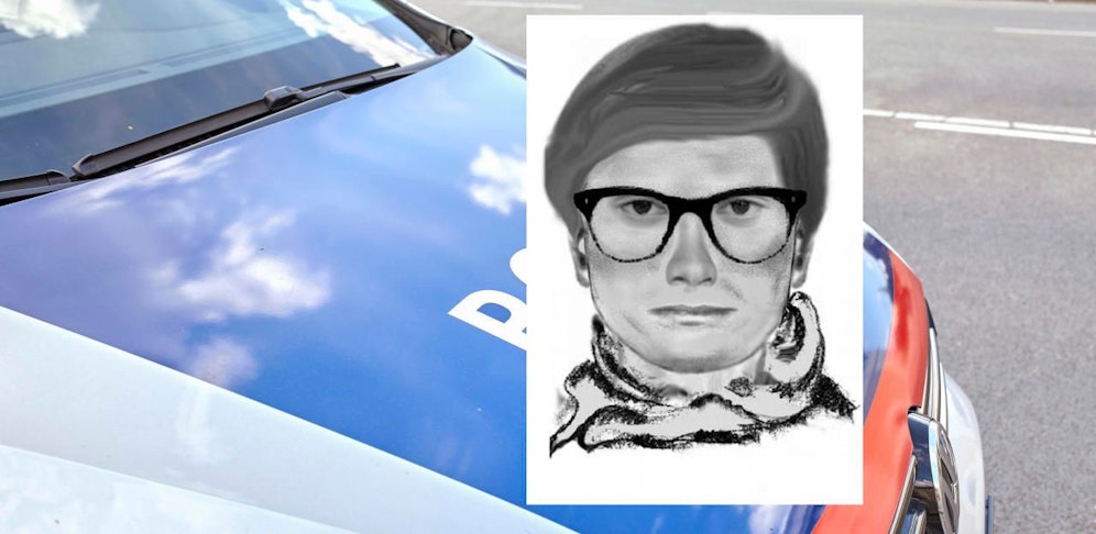 Ein Phontaombild der Komplizin des falschen Polizisten.