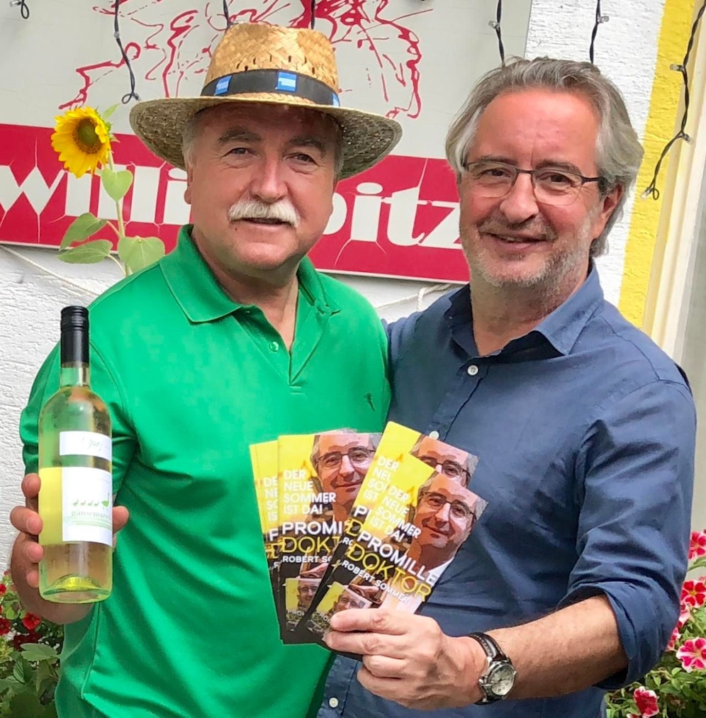 Starwinzer Willi Opitz und Autor Robert Sommer