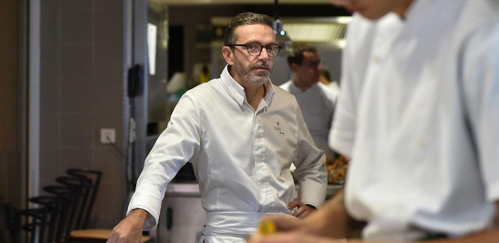 Sebastien Bras in seiner Küche