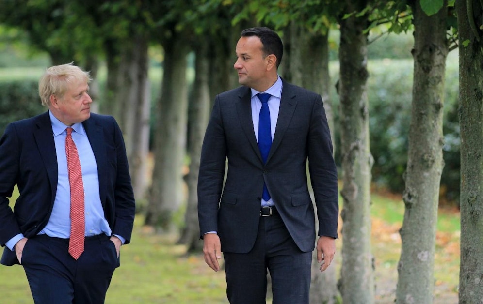 Der irische Premier Leo Varadkar und sein britischer Amtskollege Boris Johnson glauben an einen Brexit Ende Oktober