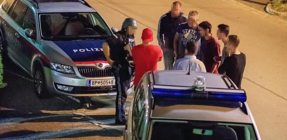 Die Polizei nahm den Afghanen fest