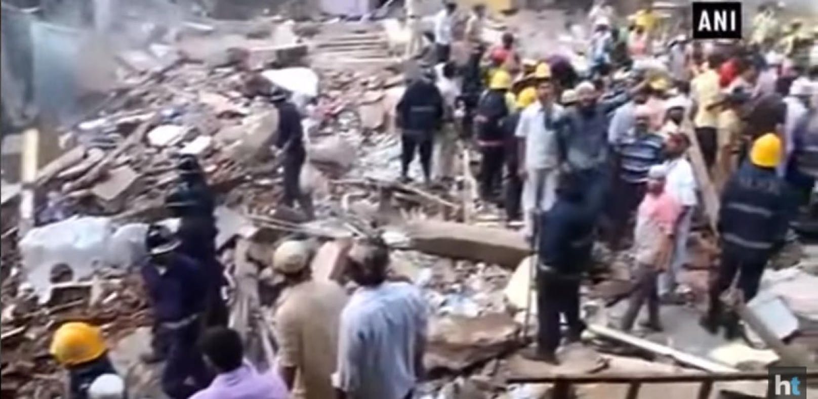 Mumbai: Vierstöckiges Wohnhaus eingestürzt
