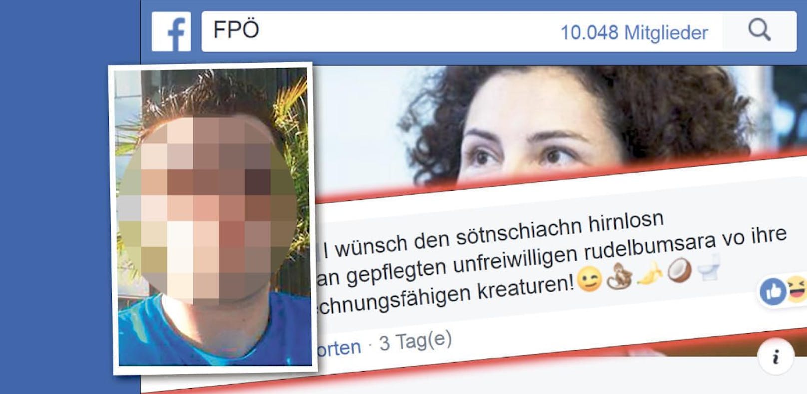 FPÖ-Funktionär wünschte Grüner "Vergewaltigung"