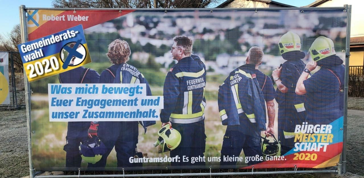 Heute.at - Wirbel um Wahlplakate der SPÖ mit Feuerwehr