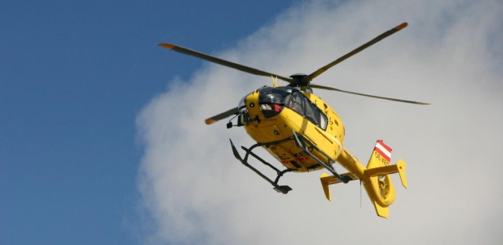 Der Schwerverletzte wurde per Heli ins Spital geflogen.