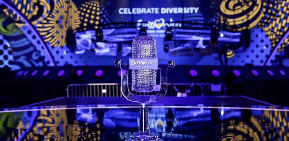 Die Song-Contest-Trophäe