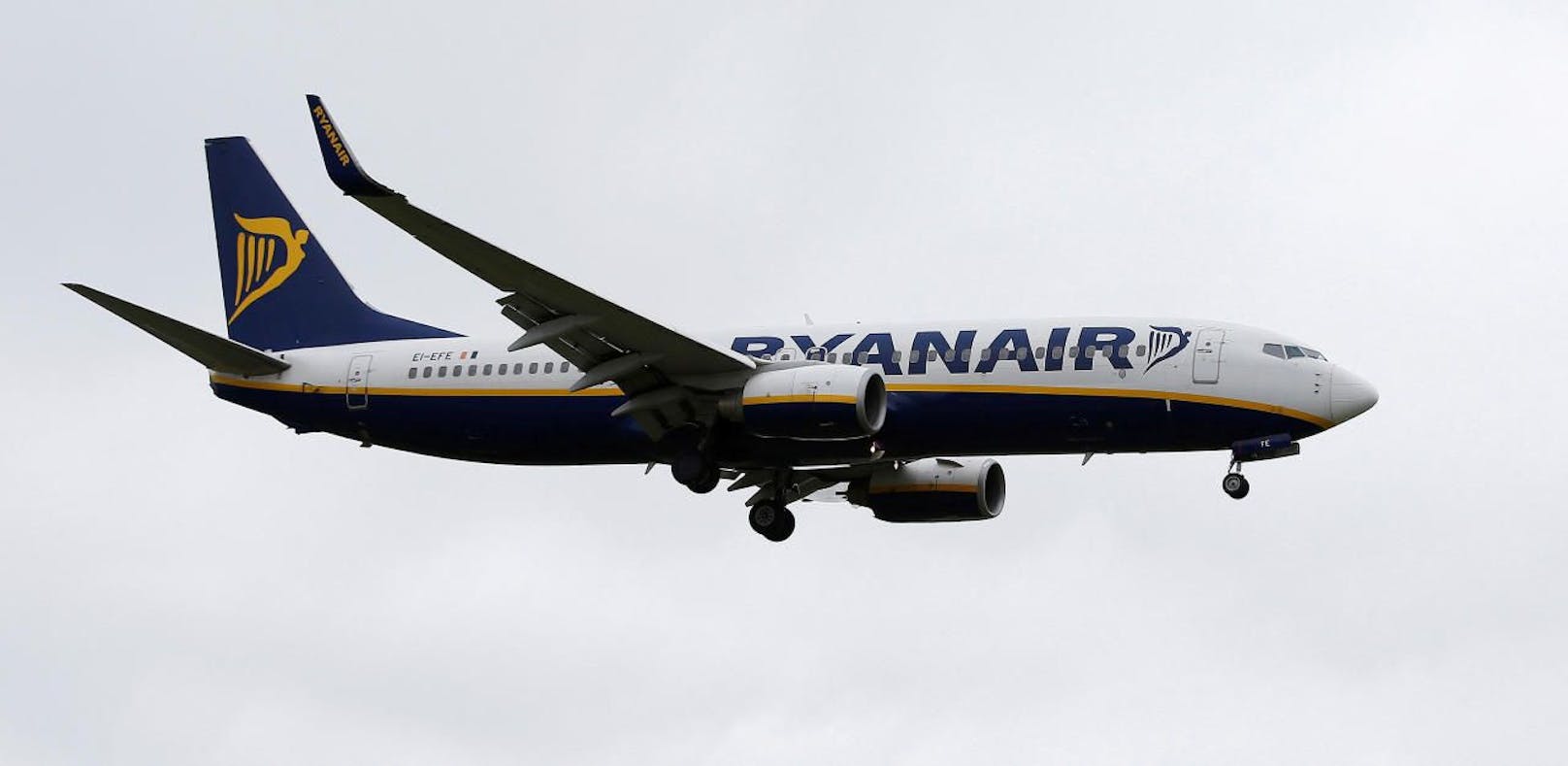 Eine Maschine der irischen Billig-Fluglinie Ryanair.