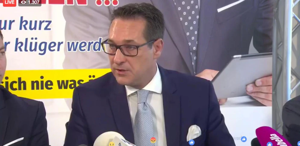 Heinz-Christian Strache (FPÖ) äußerte harsche Kritik nach dem ersten IS-Mord in Österreich.