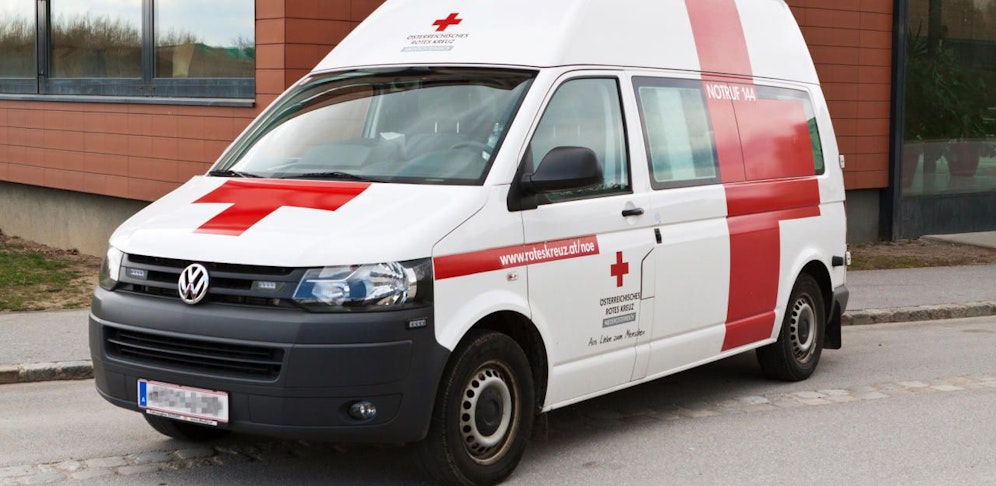 Rettungseinsatz in Fleischerei in Schwechat-Kledering