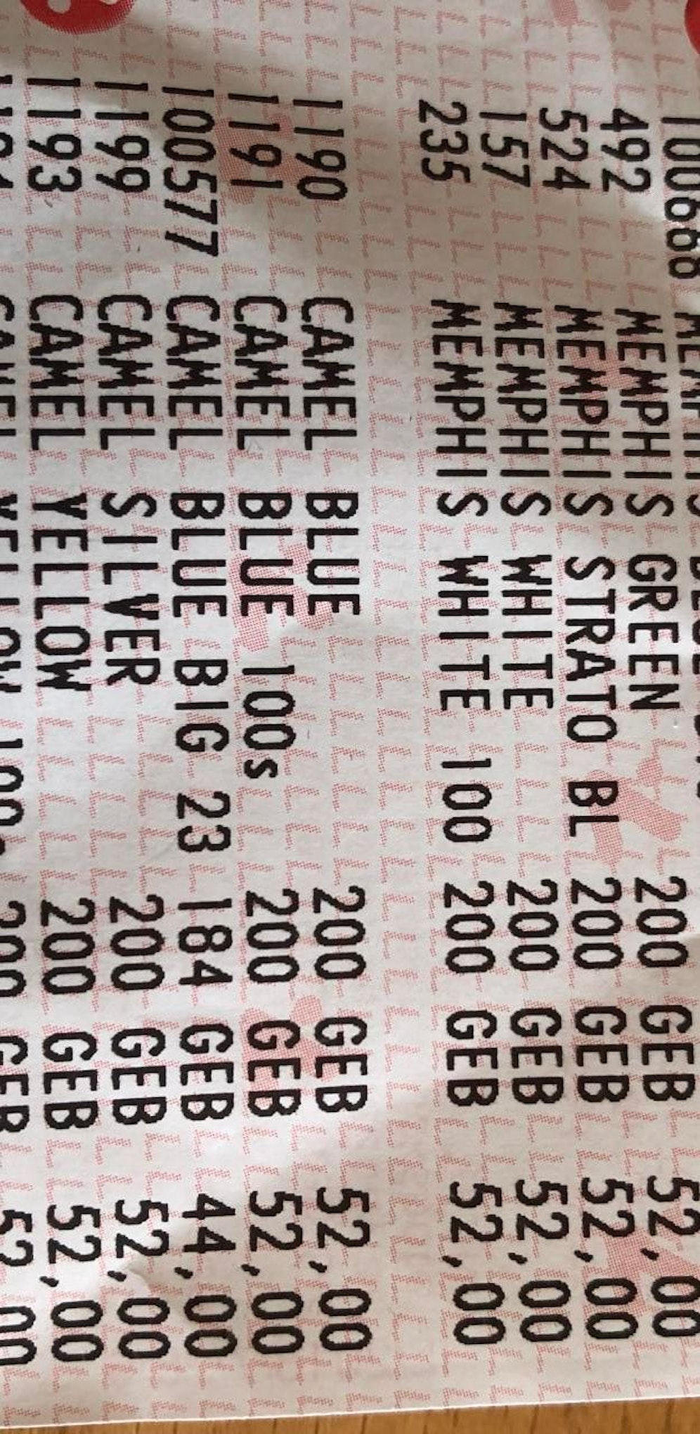 Auszug aus der neuen Preisliste ab 6. April