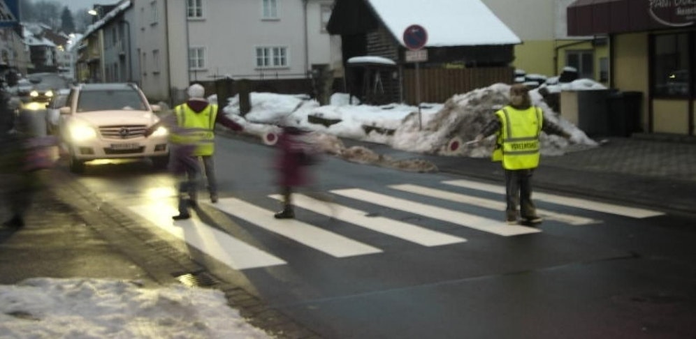 Schülerlotse wurde verletzt (Symbolbild). 