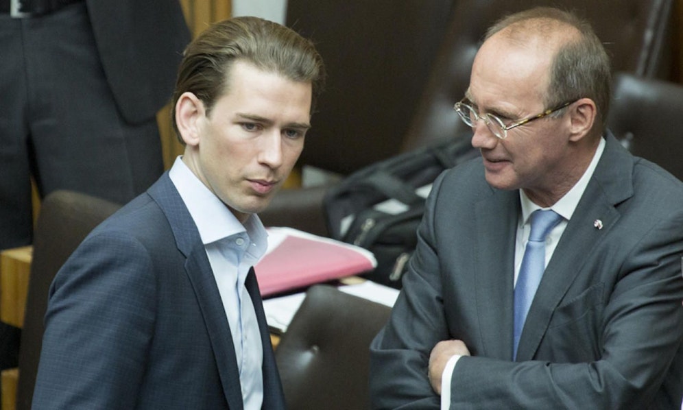 Sebastian Kurz und Othmar Karas sind sich wieder einig. 