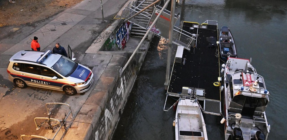 Polizei am Wiener Donaukanal (Symbol)