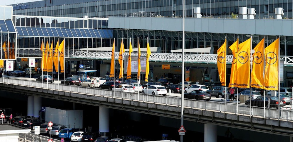 Terminal 1 am Flughafen Frankfurt am Main.
