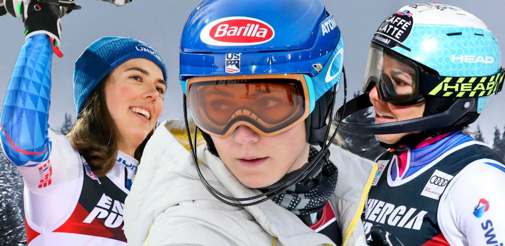 Petra Vlhova, Mikaela Shiffrin und Wendy Holdener