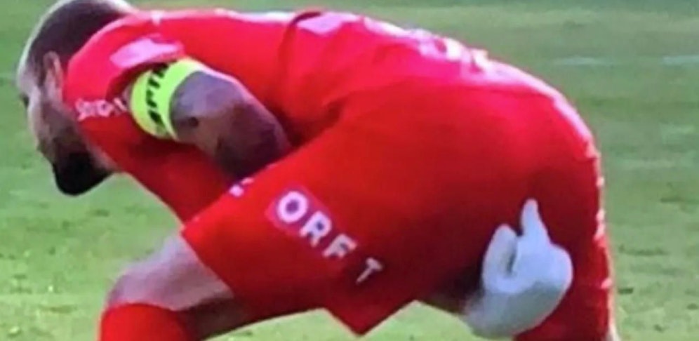 Ferdinand Oswald beim Cup-Aus gegen Austria Lustenau.