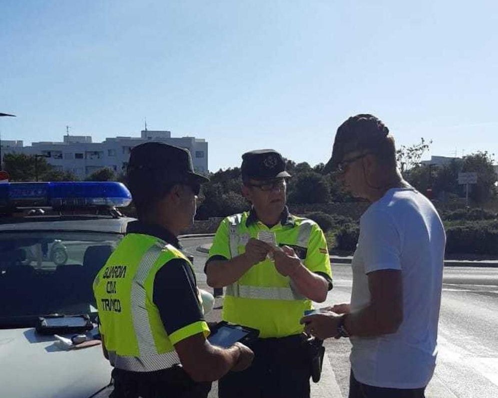 Die "Amtshandlung" auf Formentera.