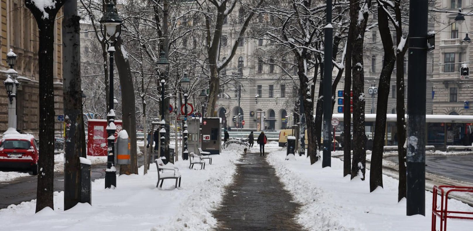 Jetzt kommt der Schnee auch nach Wien