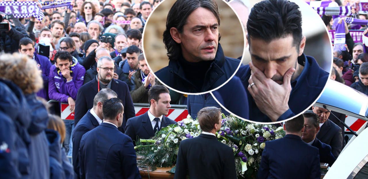 Heute.at - Italien-Legenden trauern beim Begräbnis von Astori