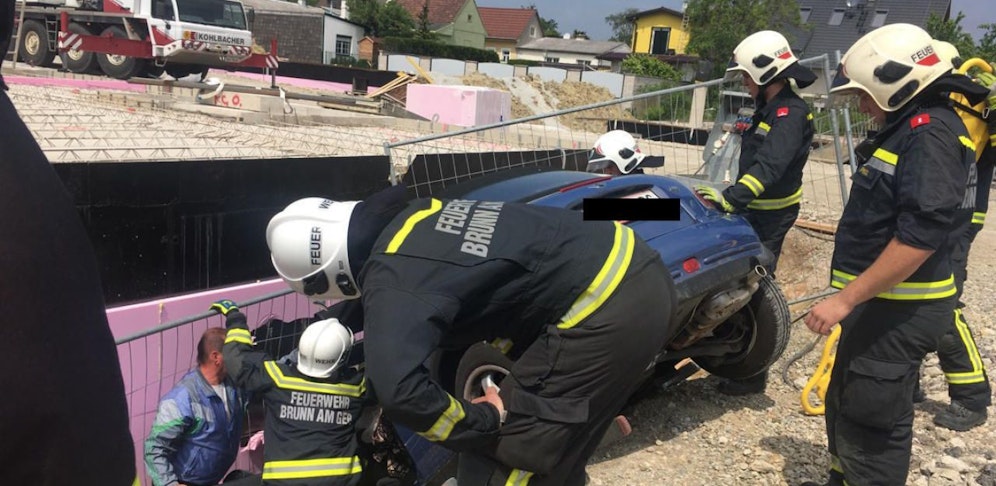 Feuerwehr am Unfallort.