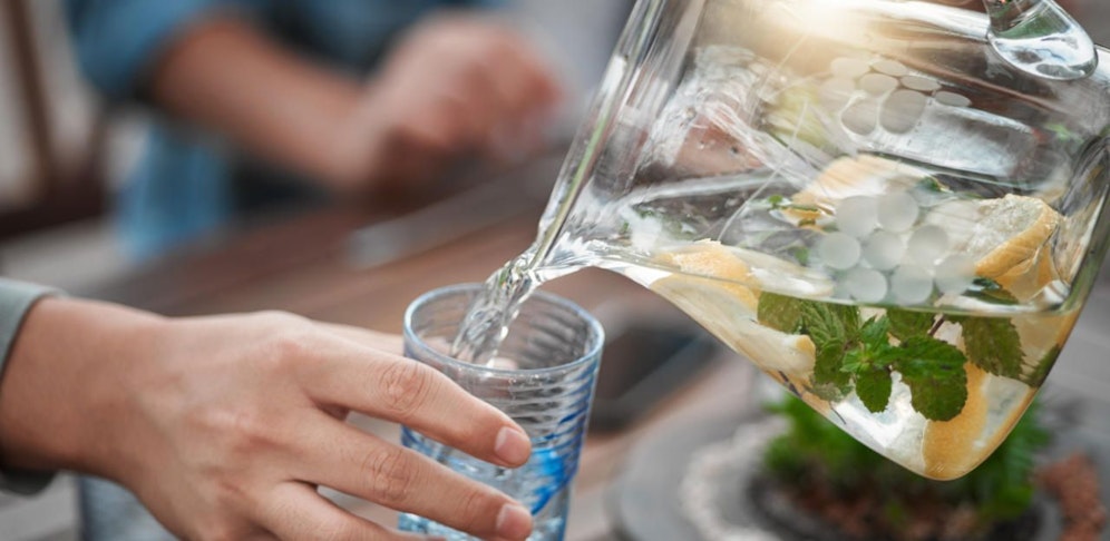 Ein Glas Wasser kann Wunder bewirken.