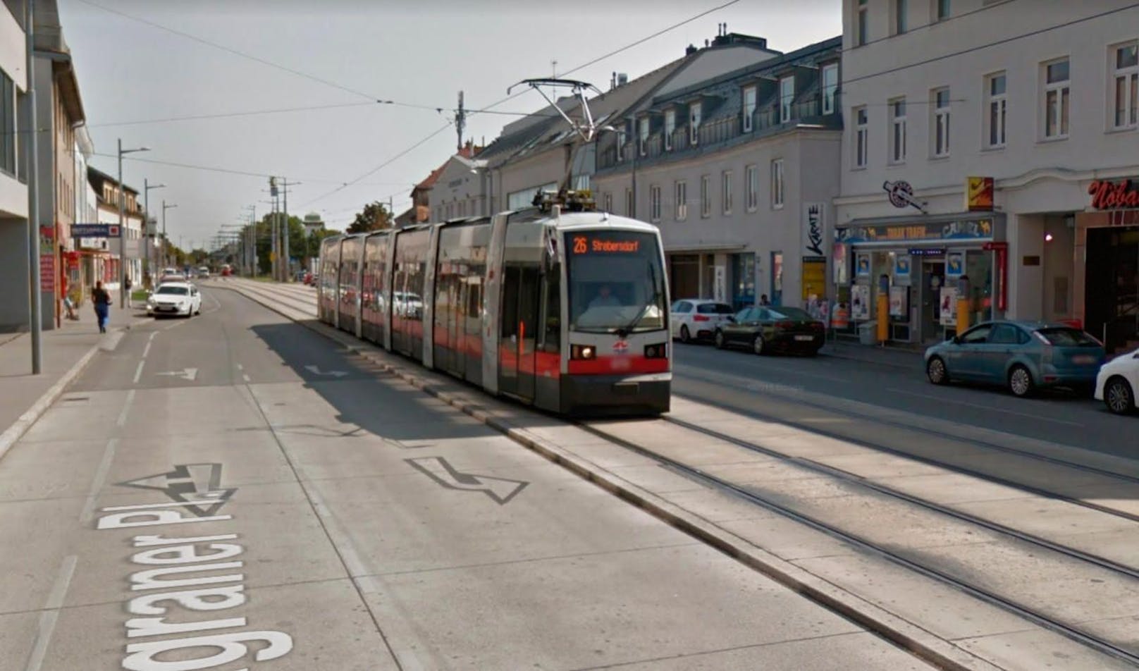 Straßenbahn am Kagraner Platz in Wien-Donaustadt. (Symbolbild)