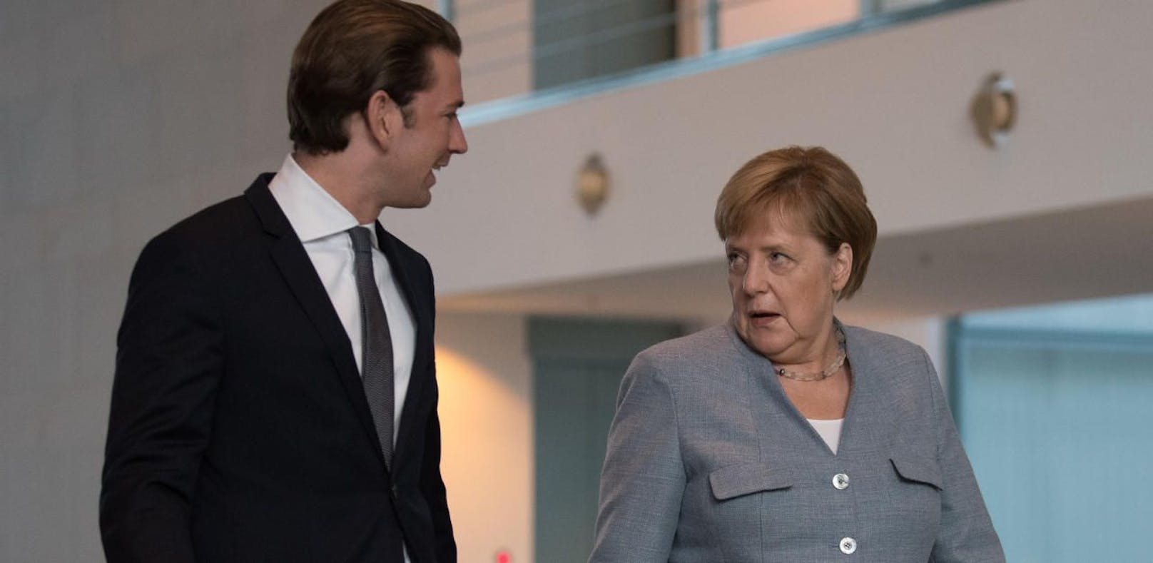 Bundeskanzlerin Angela Merkel (CDU) und Bundeskanzler Sebastian Kurz (ÖVP)