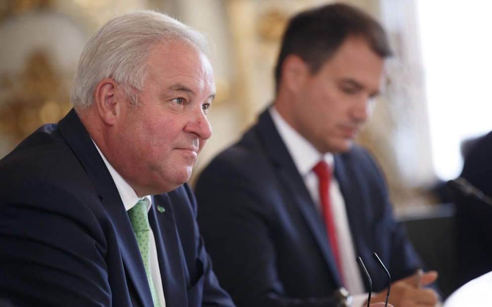 Der steirische ÖVP-Landeshauptmann Hermann Schützenhöfer will die Zusammenarbeit mit der SPÖ fortsetzen 