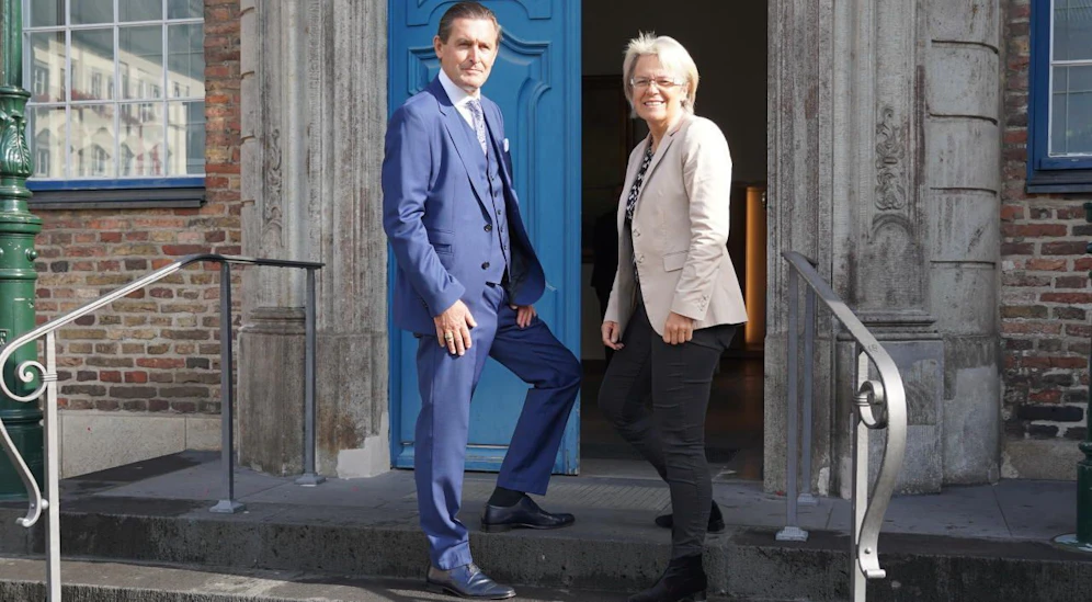 Hanke und Bohuslav in Düsseldorf.