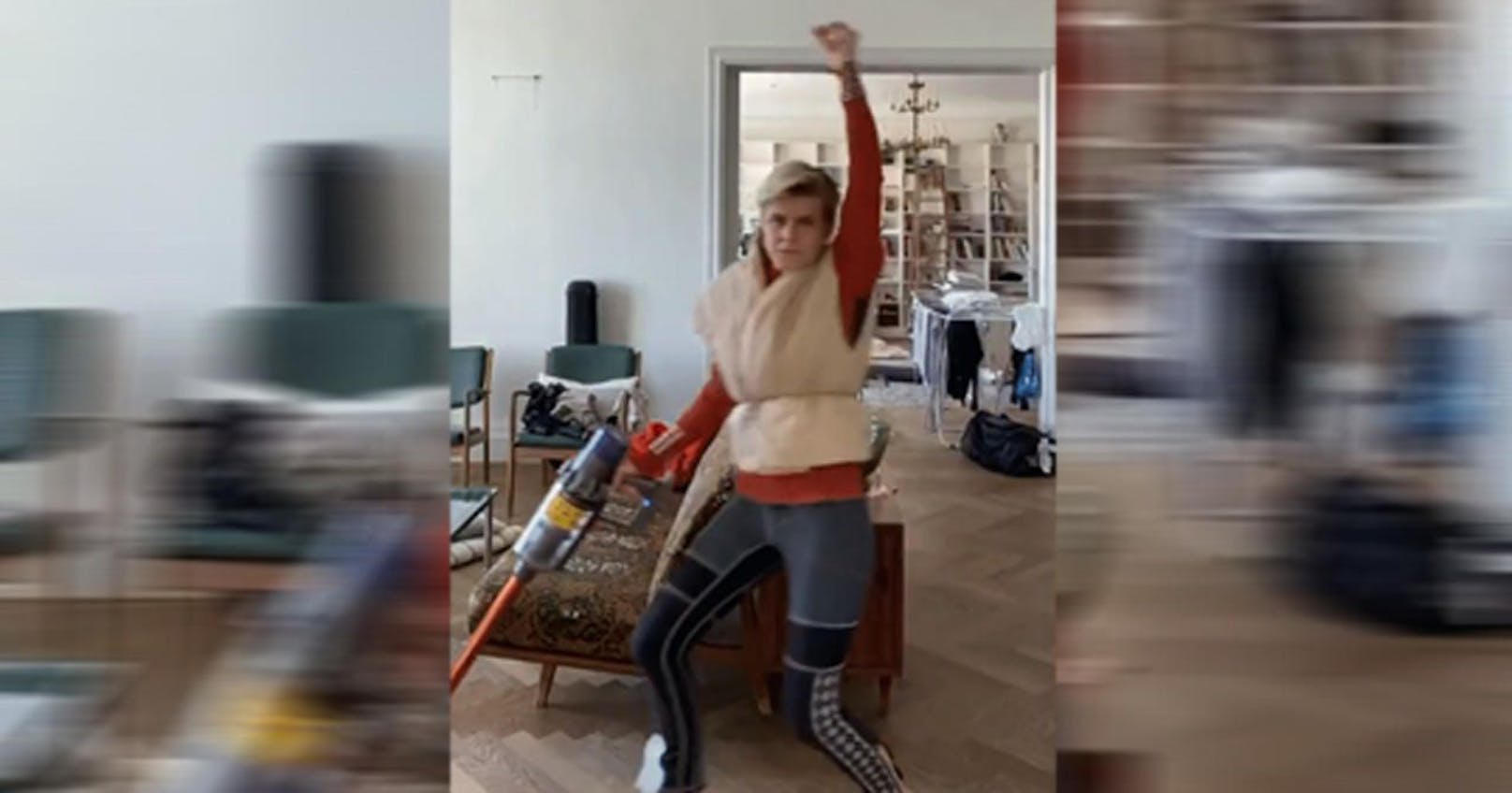 Die schwedische Pop-Sängerin Robyn ruft mit ihrem Nummer-1-Hit &quot;Dancing on my own&quot; auf TikTok zur Putz-Challenge mit Party-Vibes auf.