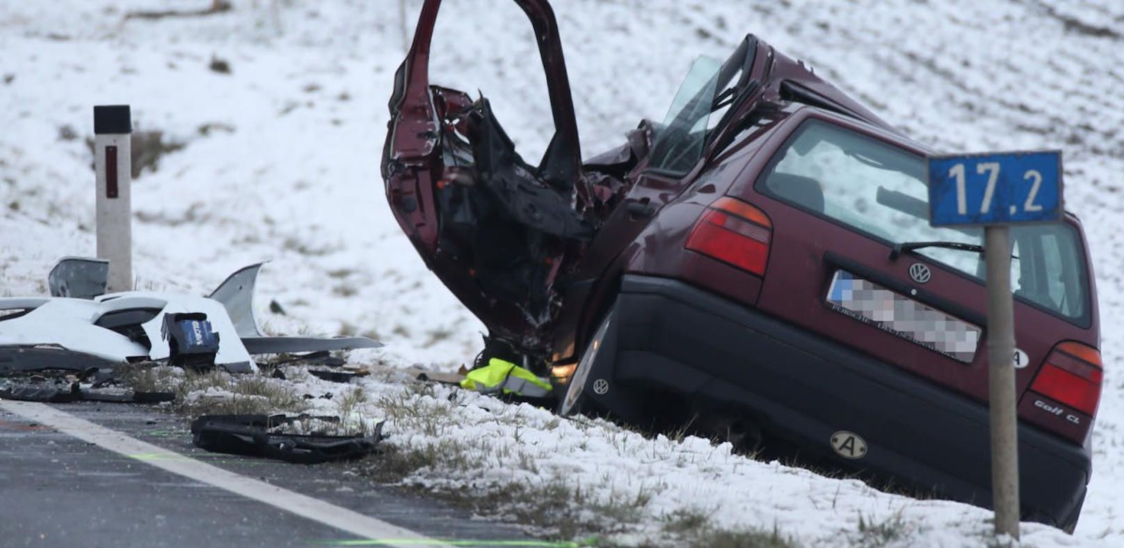 Toter bei Frontal-Kollison in Oberösterreich