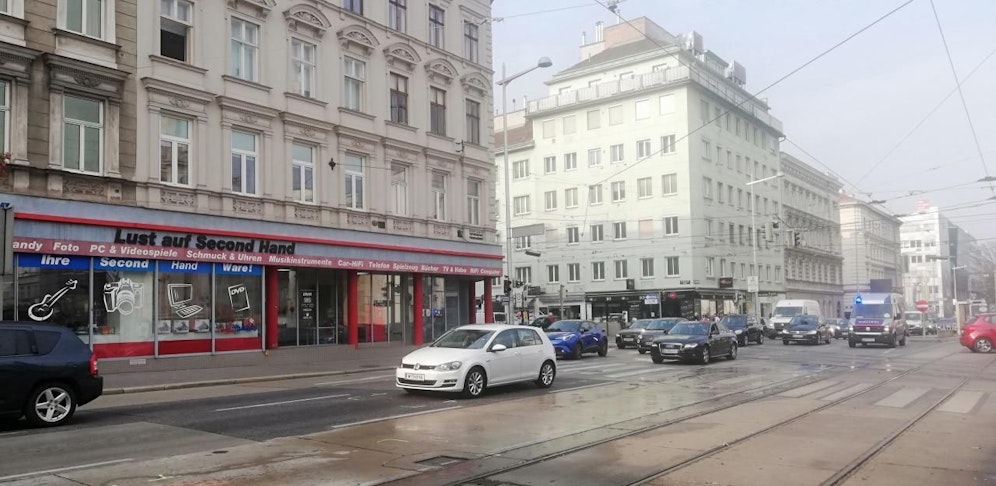 Polizeieinsatz am Währinger Gürtel. Archivbild