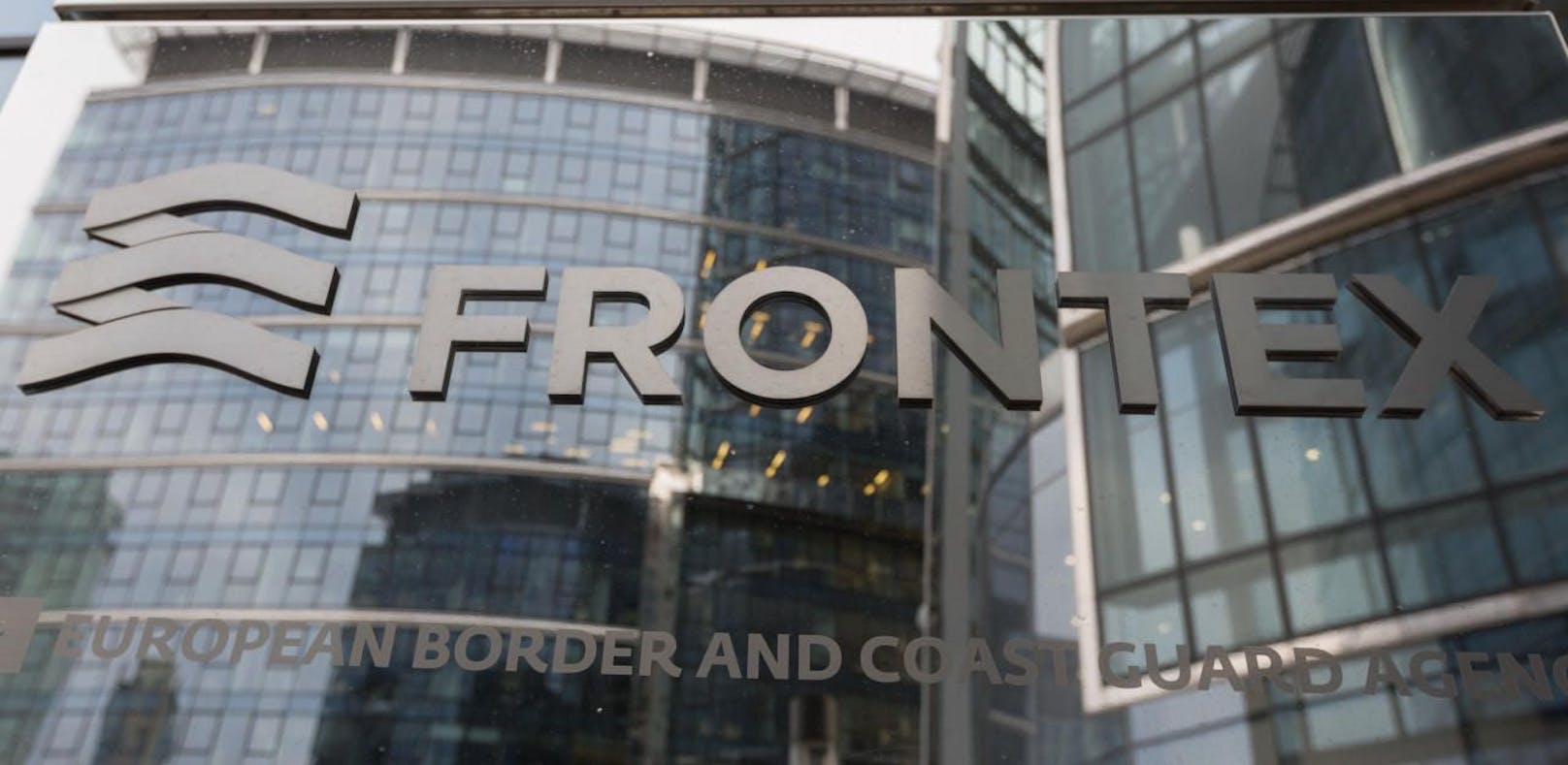 Das Hauptquartier der EU-Grenzschutzbehörde Frontex in Warschau, Polen.