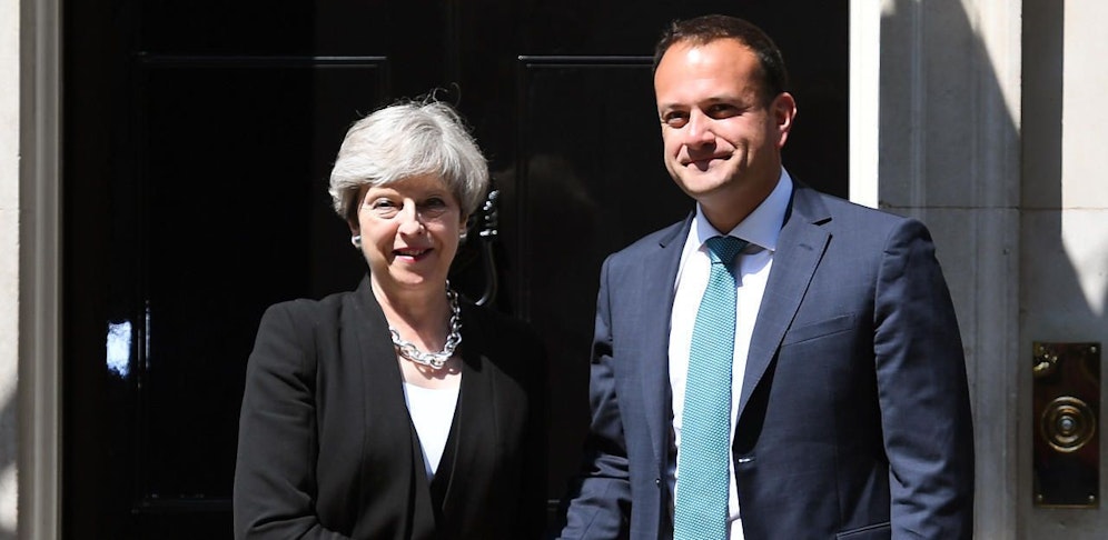May traf am Montag den neuen irischen Premierminister Leo Varadkar. Dort wird eine Koalition mit der DUP nicht gerne gesehen.