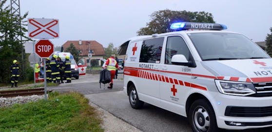 Ein Foto vom Rettungseinsatz am Montag.