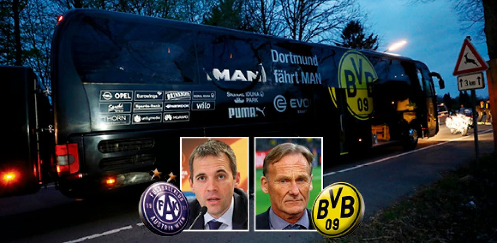 Nach dem feigen Anschlag auf Dortmunds Mannschaftsbus richtet sich Austria-Vorstand Markus Kraetschmer in einem emotionalen Brief an den BVB-Geschätsführer Hans-Joachim Watzke.  