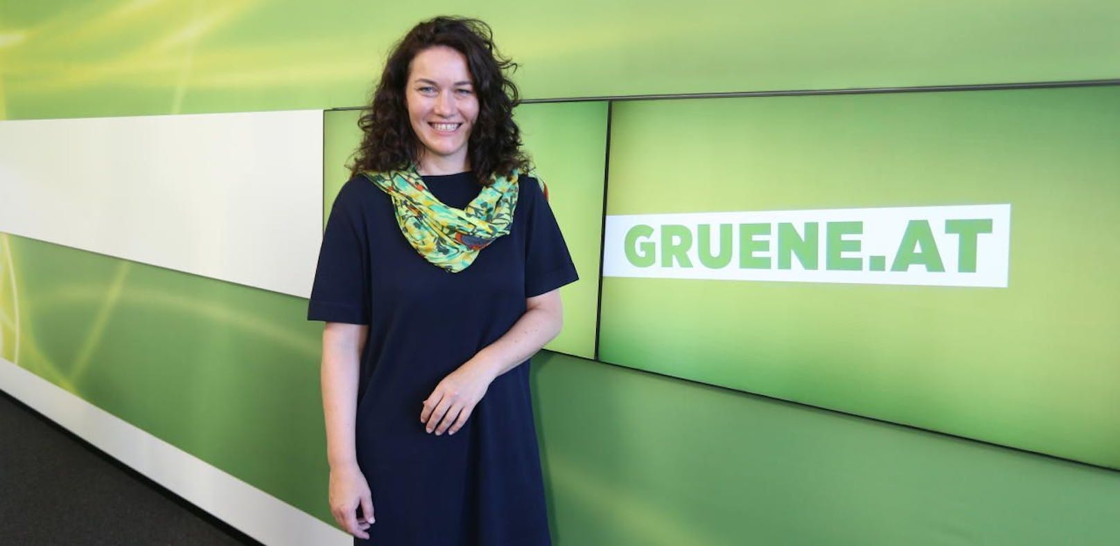 Die Bundessprecherin der Grünen, Ingrid Felipe.