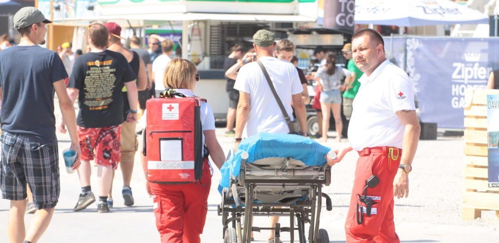 Das Frequency ist jedes Jahr eine Herausforderung für die Rettungskräfte. Zum 10-jährigen Jubiläum des Events wird ein Besucherrekord erwartet.