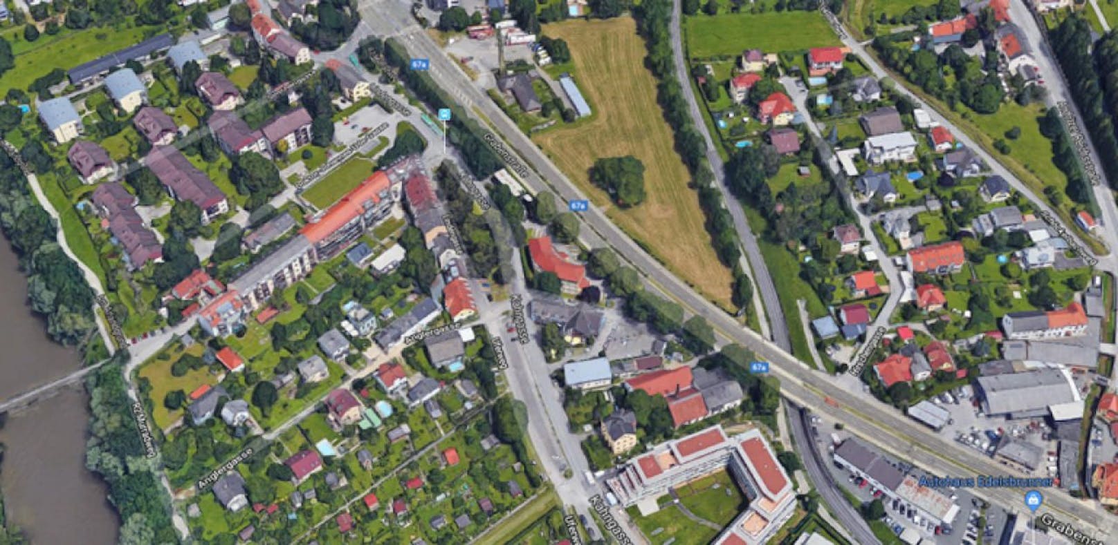 Der Unfall passierte af der Grabenstraße im Grazer Bezirk Gösting