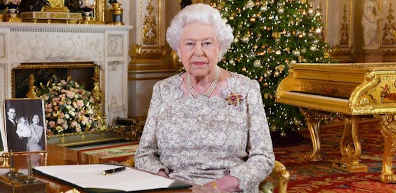 Queen Elizabeth II. bei ihrer Weihnachtsrede