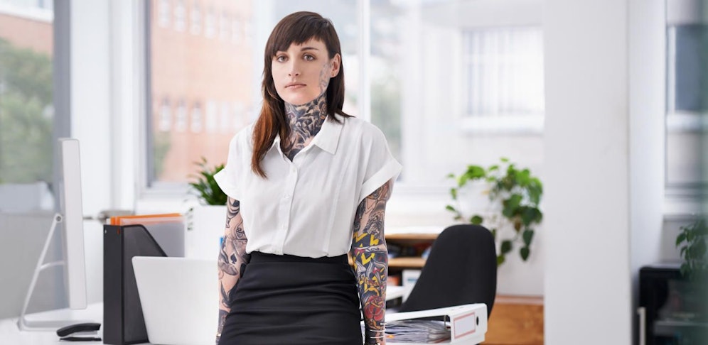 Tattoos nur für 7 Prozent ein Karriere-Killer. 