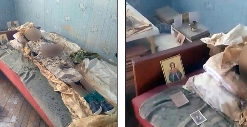 Mehr Grusel geht nicht: Seit 30 Jahren lag die mumifizierte Leiche der Mutter auf dem Sofa. 