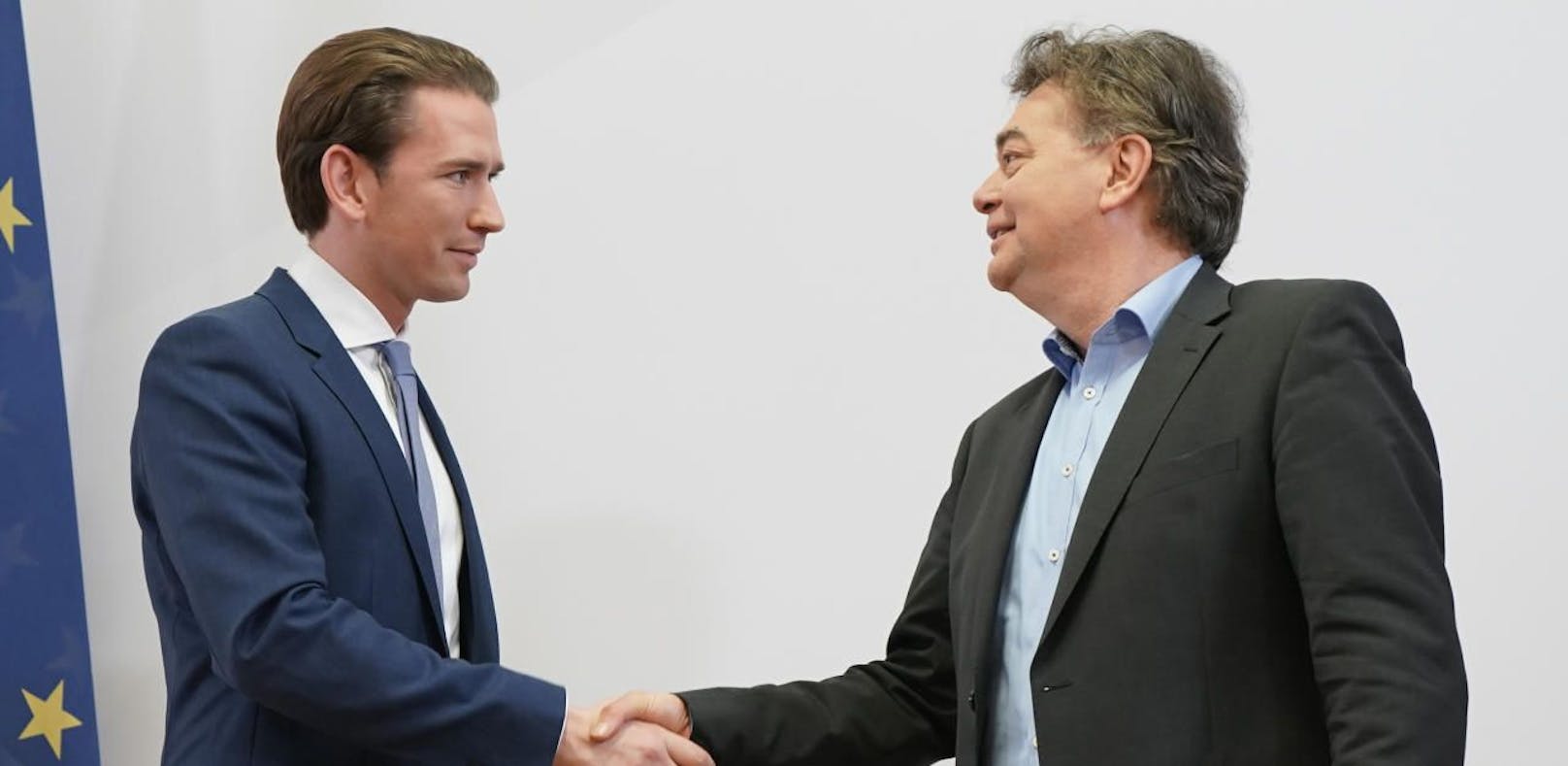 ÖVP-Chef Sebastian Kurz und Bundessprecher der Grünen Werner Kogler verhandeln diese Woche weiter.