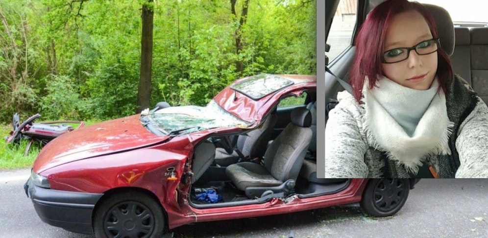 Die hochschwangere Christina G. war mit dem Wagen unterwegs, als der Baum auf sie krachte. 