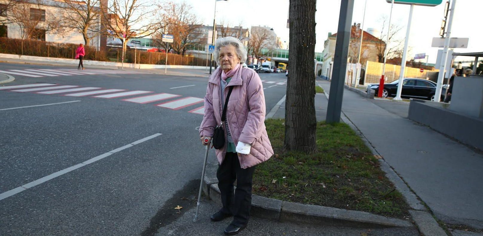 Margarete P. (84) wurde schwer verletzt.