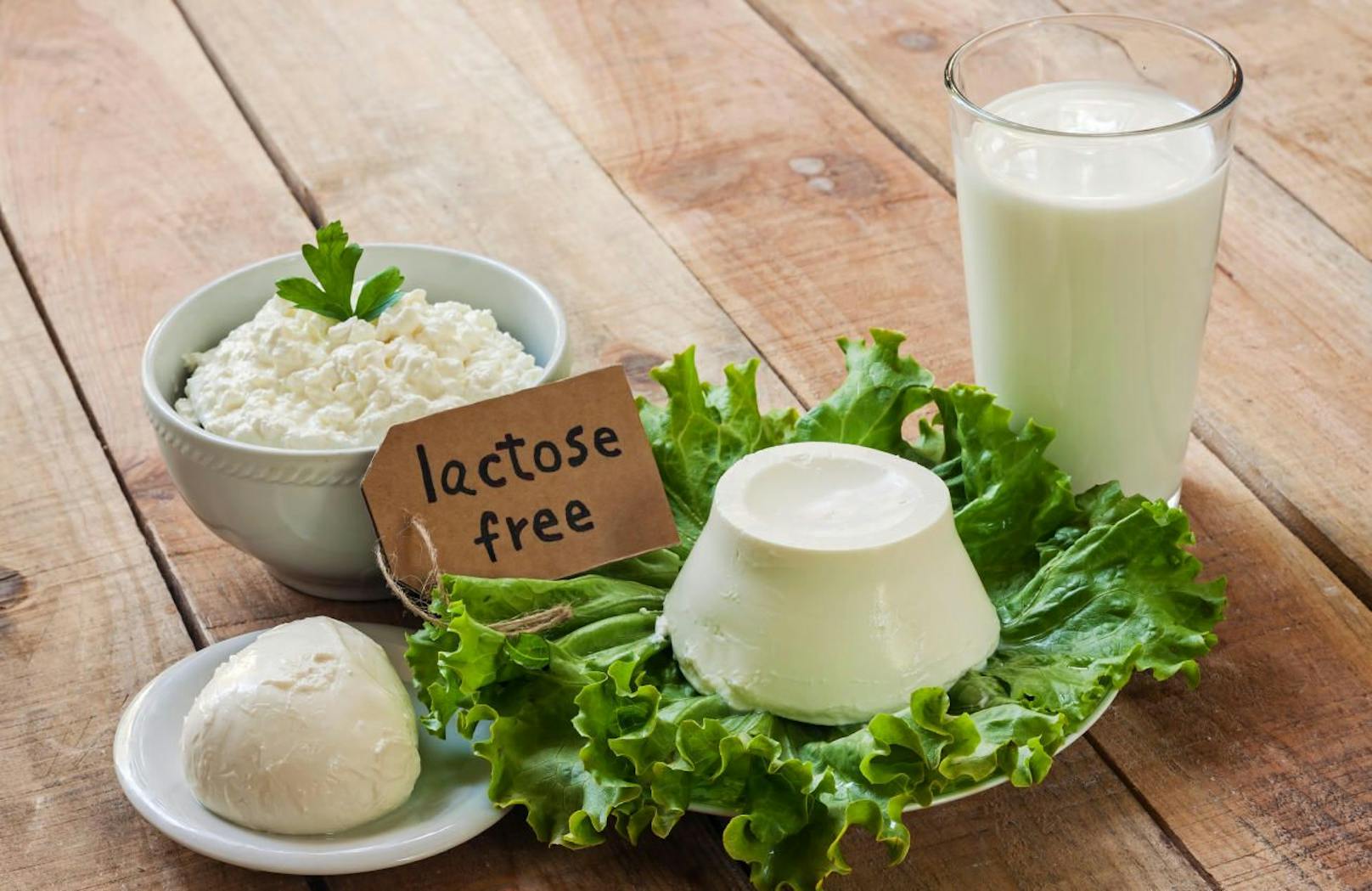 Laktosefreie Produkte gibt es bei Milch, Obers, Butter, Joghurt und Käse, aber auch Wurst, Schinken und anderen verarbeiteten Lebensmitteln.