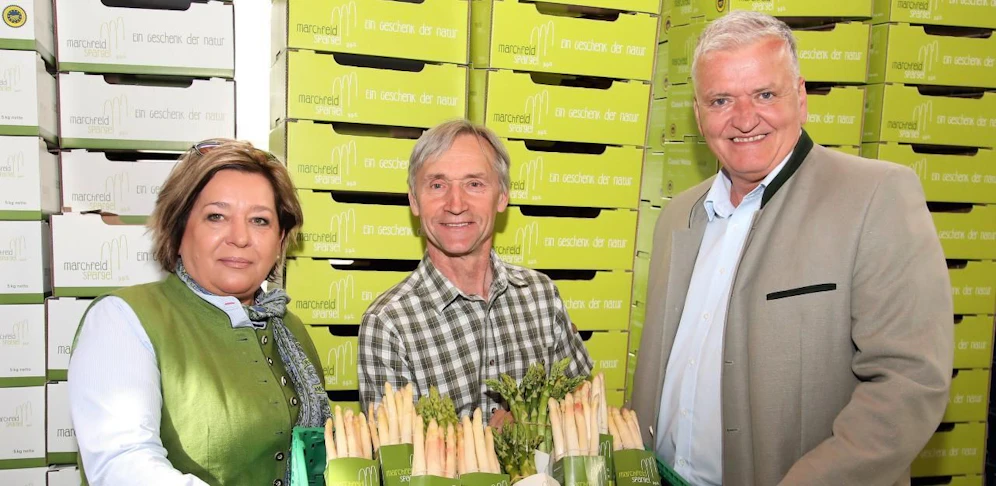 Karin Renner und Franz Schnabl bei Werner Magoschitz.